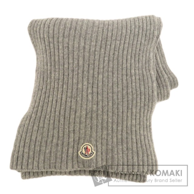 MONCLER モンクレール ロゴ マフラー ウール レディース 