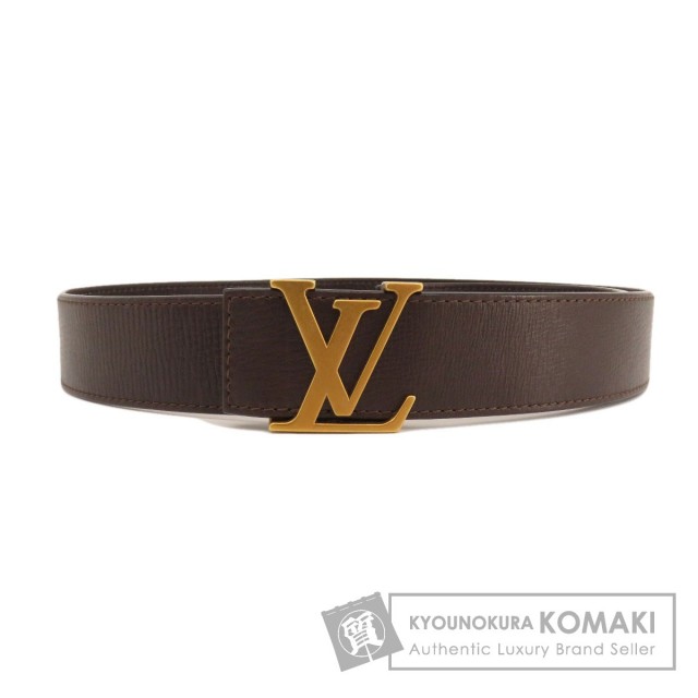 ルイヴィトン サンチュール LV ベルト うす ユタ レザー ブラウン 90 