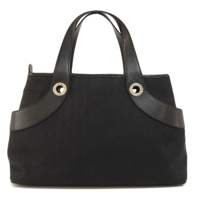 BVLGARI ブルガリ ロゴマニア ハンドバッグ キャンバス レディース  