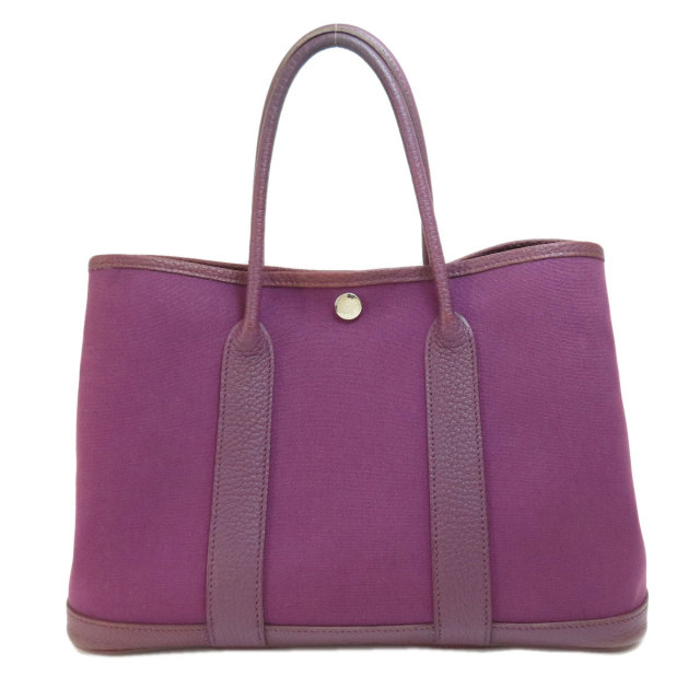 HERMES エルメス ガーデンパーティTPM トートバッグ キャンバス レディース