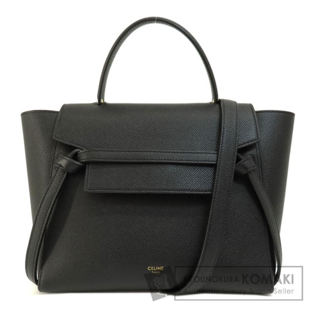 CELINE セリーヌ ベルトバッグ 2WAY ハンドバッグ カーフ レディース