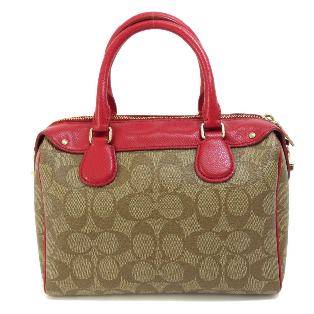 美品 COACH コーチ シグネチャー 2way ハンドバッグ PVC レザー 楽天市場】COACH コーチ ペッパー サッチェル シグネチャー 2way
