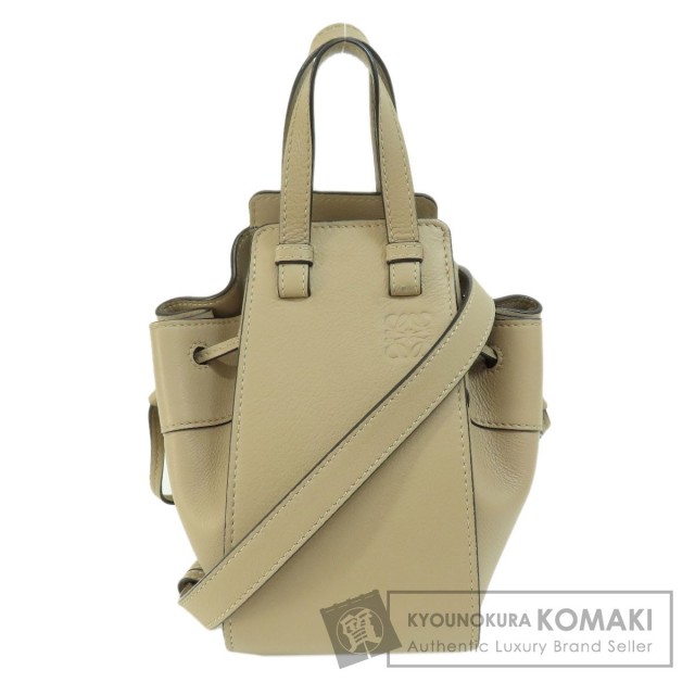 LOEWE ハンモックミニ 2WAY ハンドバッグ カーフ レディース ...