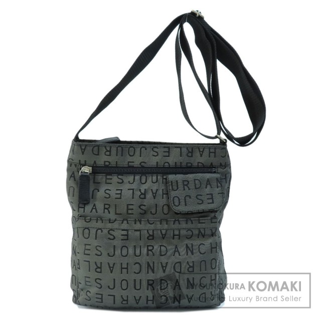 CHARLES JOURDAN シャルル・ジョルダン ロゴパターン ショルダーバッグ  