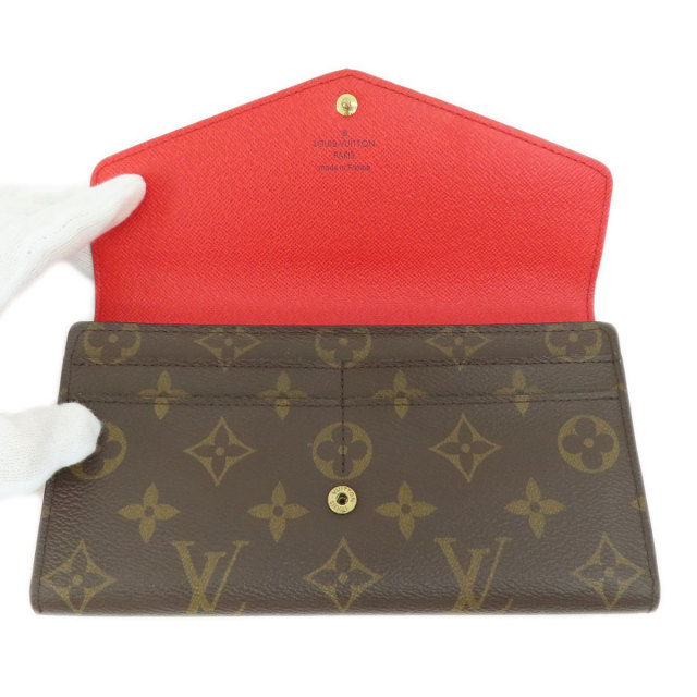 LOUIS VUITTON ルイヴィトン M62236 ポルトフォイユ・サラ モノグラム 
