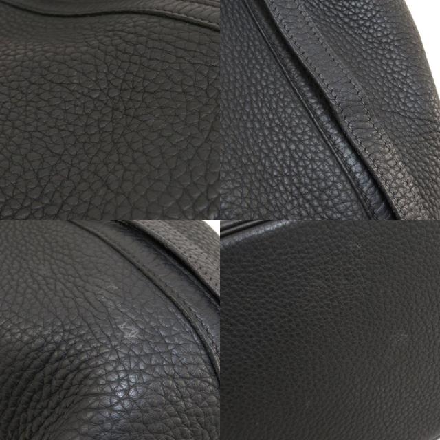HERMES エルメス ピコタンMM 黒 ブラック シルバー金具
