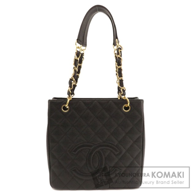 CHANEL シャネル マトラッセ ゴールド金具 トートバッグ キャビア  