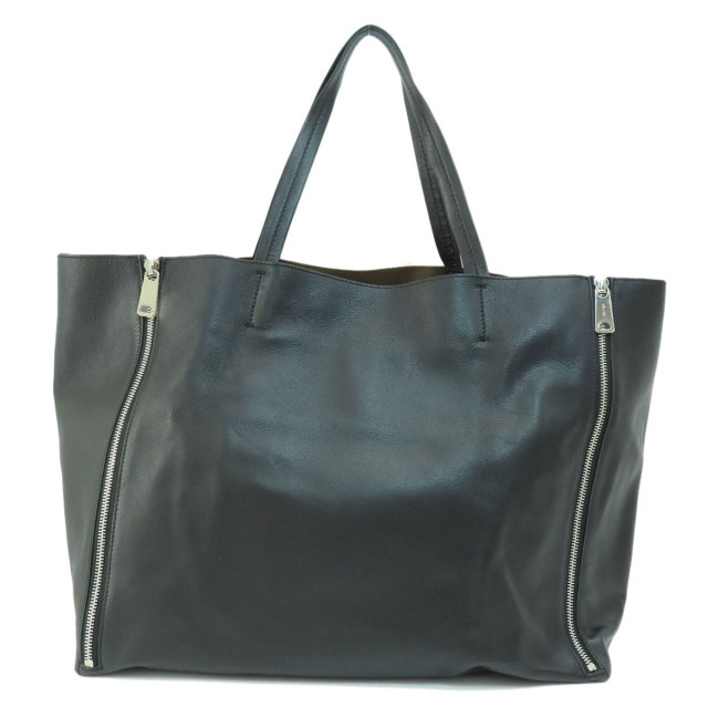 CELINE セリーヌ ホリゾンタルカバ サイドジップ トートバッグ レザー  