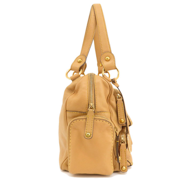 TODS トッズ マルチポケット ハンドバッグ レザー レディース