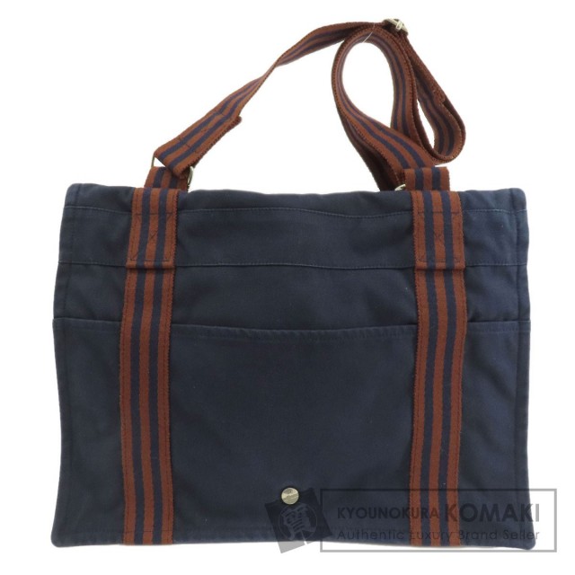 HERMES エルメス フールトゥバサス ショルダーバッグ キャンバス  