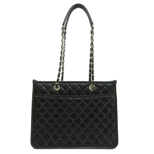 CHANEL シャネル チェーンバッグ マトラッセ シルバー金具