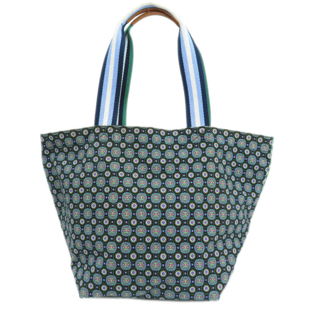 Tory Burch トリーバーチ ロゴ リバーシブル トートバッグ キャンバス  
