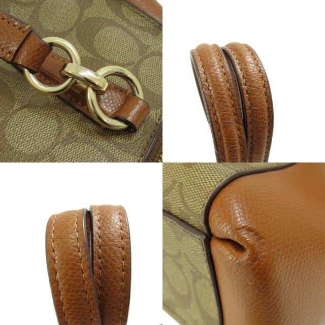 COACH コーチ F36619 シグネチャー 2WAY ハンドバッグ PVC レディース  