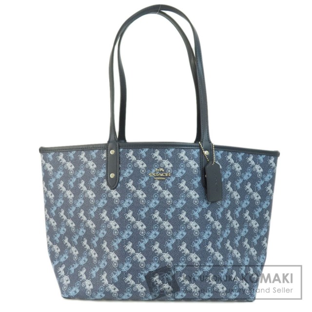COACH コーチ 91107 リバーシブル シティトート トートバッグ