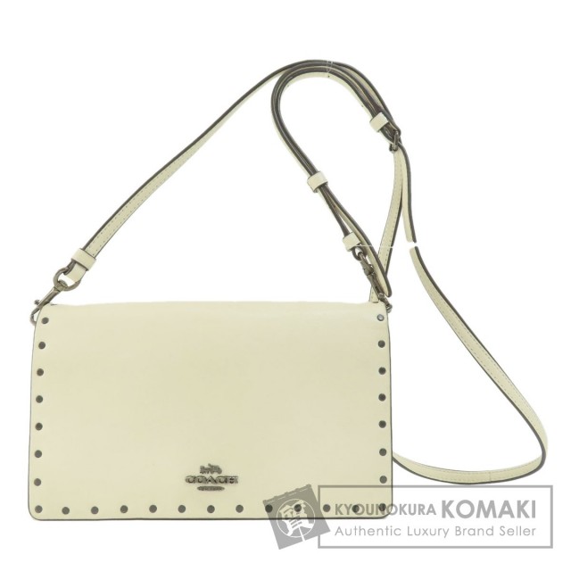 コーチ ヴィンテージ ホワイト ベルト ハンドバッグと財布のセット COACH（コーチ） レディース 待ち遠しかっ ホワイト 長財布