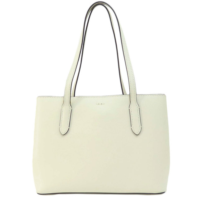 た*ん様 ファッション COACH ホワイトレザートートバッグ