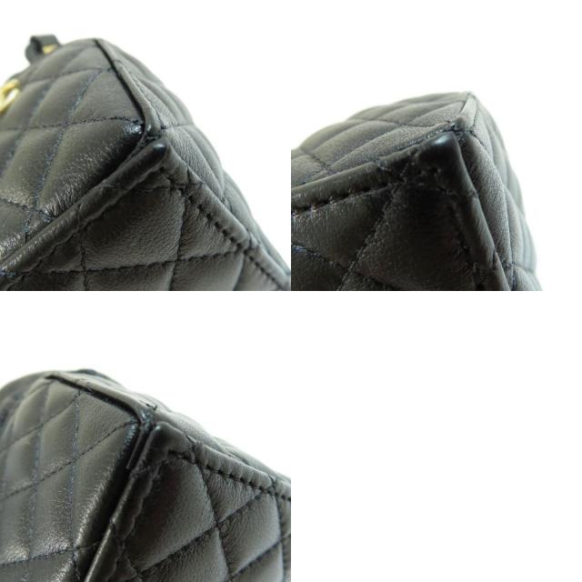 CHANEL シャネル チェーンショルダー マトラッセ 巾着 ゴールド