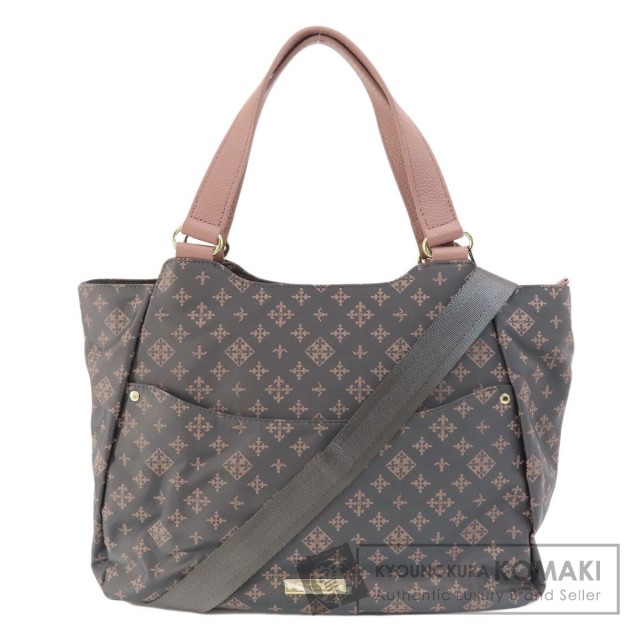 russet ラシット 百合紋章 2WAY ハンドバッグ ナイロン素材 レディース  