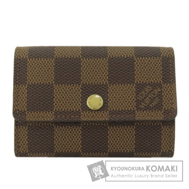 LOUIS VUITTON ルイヴィトン M61930 ポルト モネ・プラ ダミエ エベヌ 