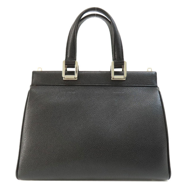 極上美品✨グッチ ハンドバッグ 2way ボックス型 ショルダー 黒カーフレザー GUCCI グッチ ズゥミ 2ウェイ レザー ハンドバッグ