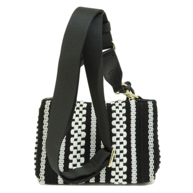 Furla フルラ メトロポリス 編み込みバッグ ショルダーバッグ 布  