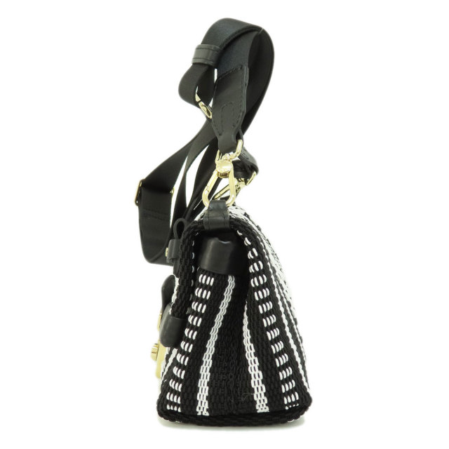 Furla フルラ メトロポリス 編み込みバッグ ショルダーバッグ 布  