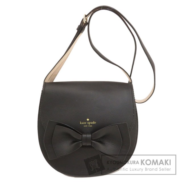 kate spade ケイトスペード リボン ショルダーバッグ レザー レディース 