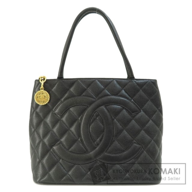 CHANEL シャネル 復刻トート ゴールド金具 トートバッグ キャビア 