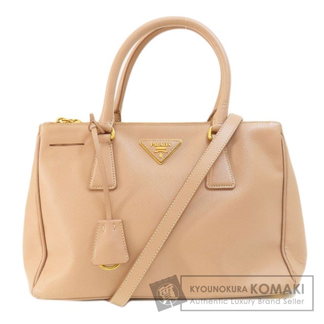 PRADA プラダ サフィアーノ 2WAY ハンドバッグ レザー レディース 