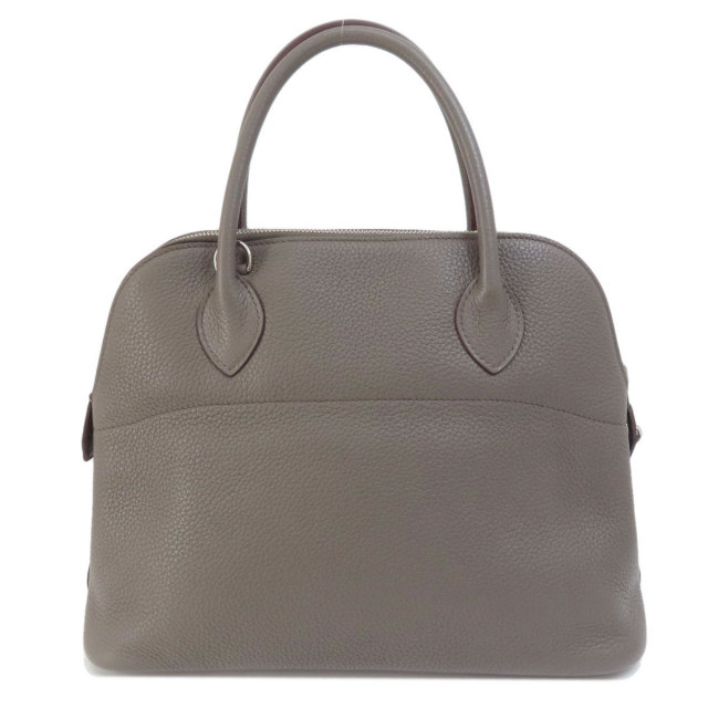 HERMES エルメス ボリード31 グレー シルバー金具 ハンドバッグ 