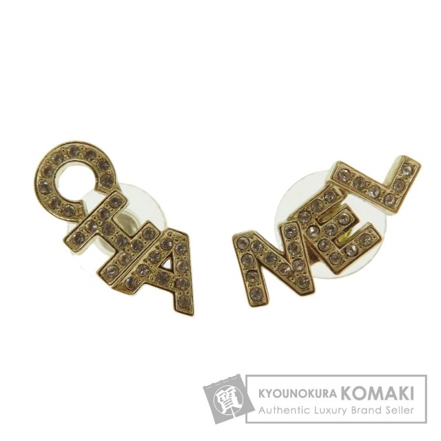 CHANEL シャネル ロゴ ピアス 金属製 レディース 