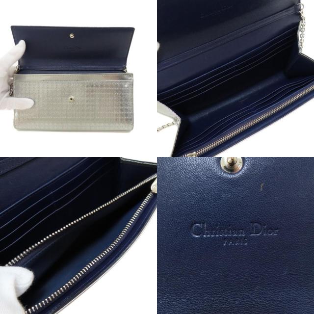 CHRISTIAN DIOR クリスチャンディオール チェーンウォレット レディ 
