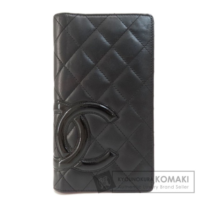 CHANEL シャネル カンボンライン 長財布（小銭入れあり） レザー  