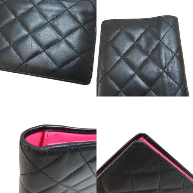 CHANEL シャネル カンボンライン 長財布（小銭入れあり） レザー 