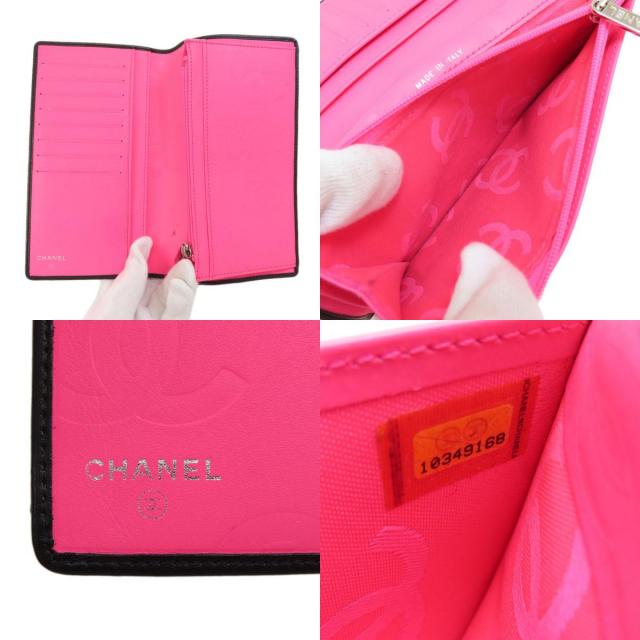 CHANEL シャネル カンボンライン 長財布（小銭入れあり） レザー 