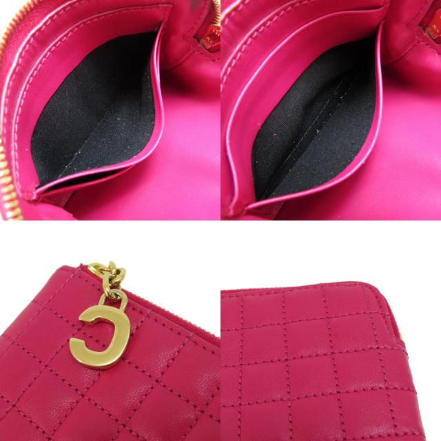 CELINE セリーヌ Cチャーム アクセサリーポーチ レザー