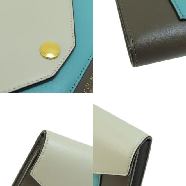 CELINE セリーヌ トライフォールデッド マルチファンクション 三つ折り  