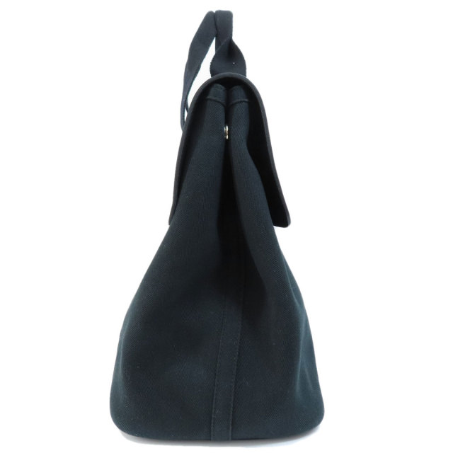 HERMES エルメス ヴァルパライソMM 黒 ブラック シルバー金具 トート  