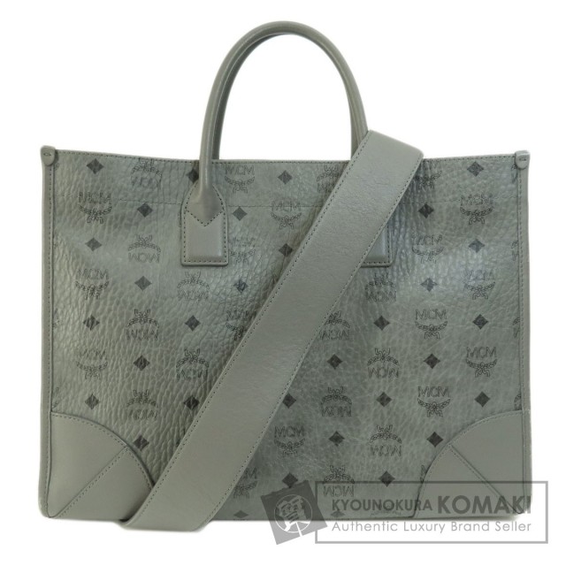 MCM（エムシーエム）2way レザートートバッグ MCM エムシーエム 2WAY トートバッグ レザー レディース
