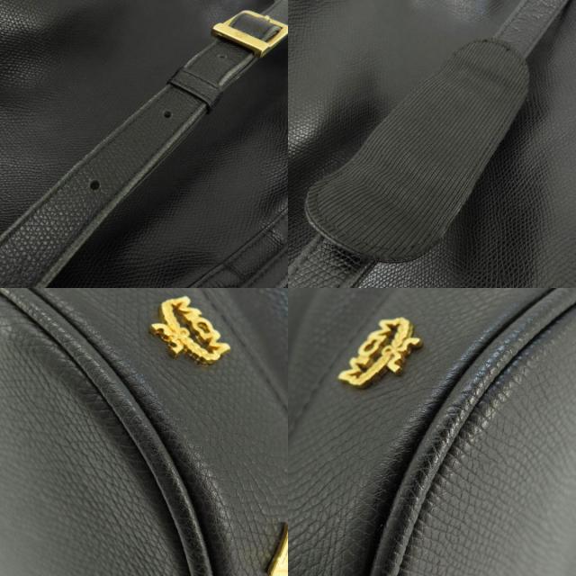 MCM 本革　レザー　モノグラム　巾着　ショルダーバッグ　ブラウン　ヴィンテージ MCM エムシーエム 巾着 ショルダーバッグ