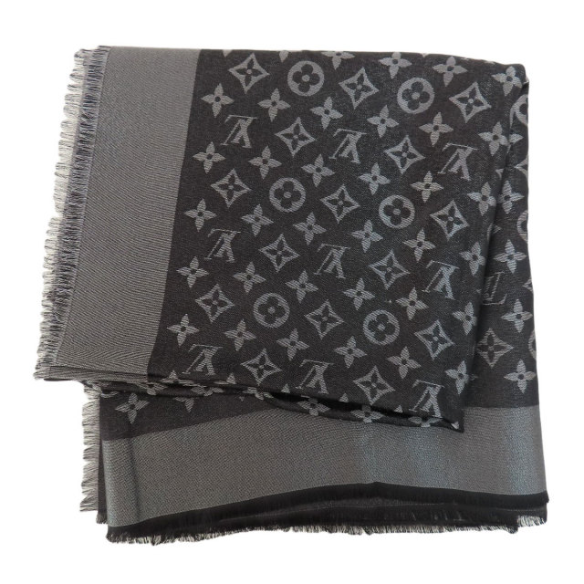 美品 LOUIS VUITTON ルイ ヴィトン スカーフ ストール シルク（☆09248 