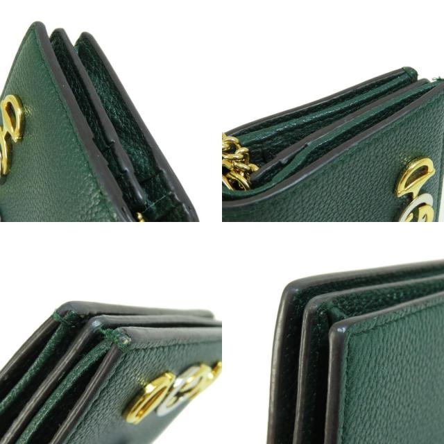GUCCI グッチ 570660 ズゥミ チェーンウォレット 二つ折り財布（小銭  