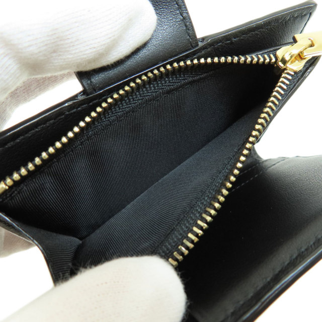 BALLY バリー ロゴ 二つ折り財布（小銭入れあり） レザー レディース