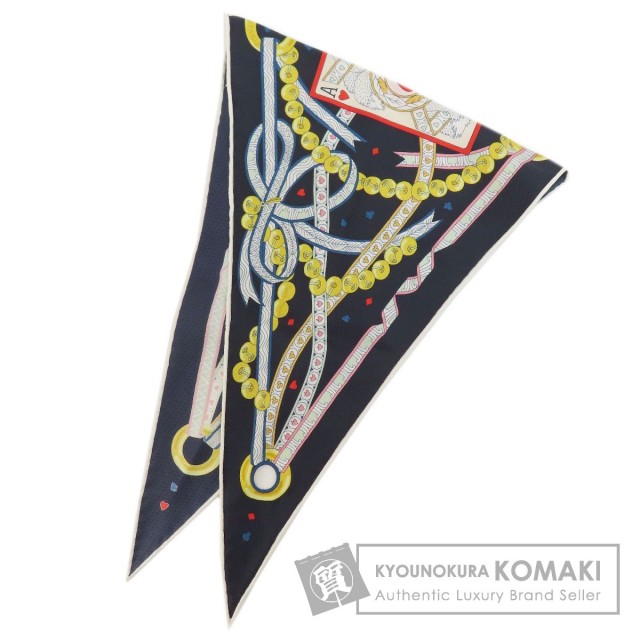 2418新品・未使用 エルメス ロザンジュ ひし形スカーフ 大判 総柄 蹄鉄 