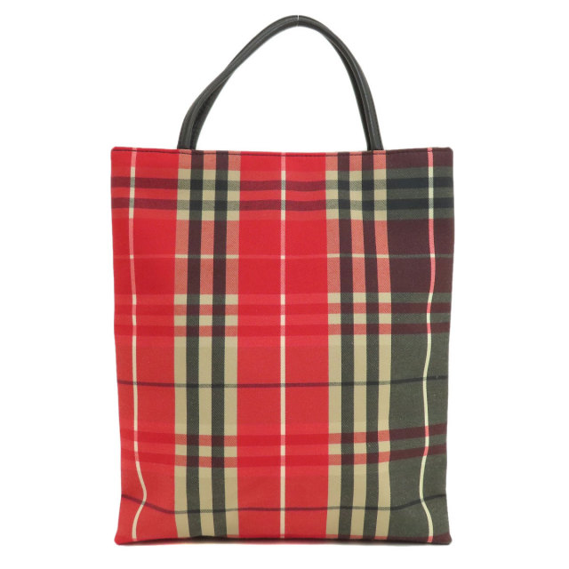 BURBERRY バーバリー チェック柄 トートバッグ キャンバス レディース