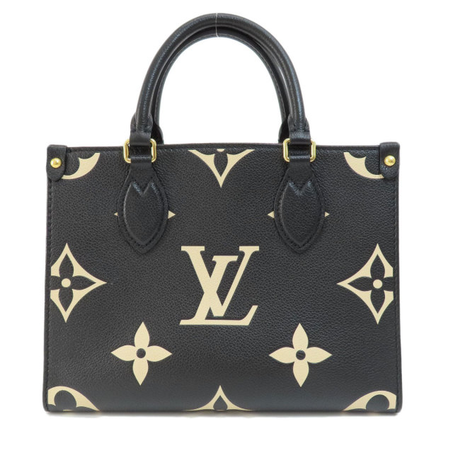 LOUIS VUITTON ルイヴィトン M45659 オンザゴー PM ブラック ベージュ  
