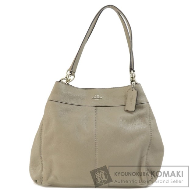 COACH コーチ F57545 ロゴ トートバッグ レザー レディース ブランド京