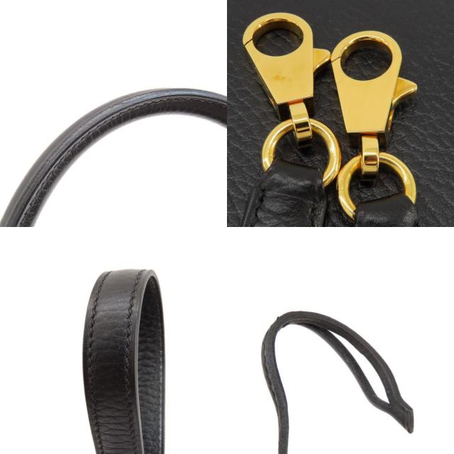 HERMES エルメス ボリード35 黒 ブラック ゴールド金具 ハンドバッグ  