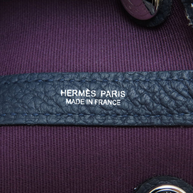 HERMES エルメス ガーデンパーティTPM パープル シルバー金具  
