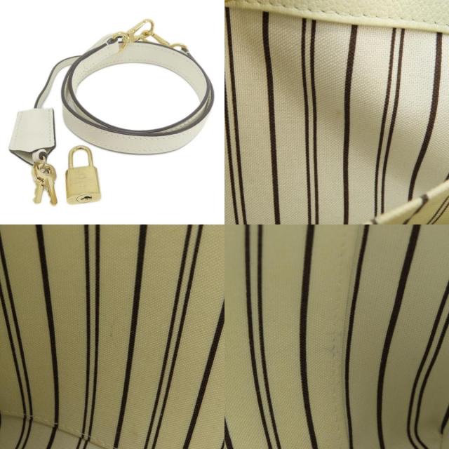 美品ルイ・ヴィトンサック モンテーニュ レディース ハンドバッグエピルージュ LOUIS VUITTON ルイヴィトン M41698 モンテーニュMM ホワイト